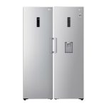 یخچال و فریزر دوقلو ال جی مدل F411-B414 نقره ای