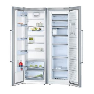 یخچال و فریزر دوقلو بوش لهستان مدل 36vl3pg استیل